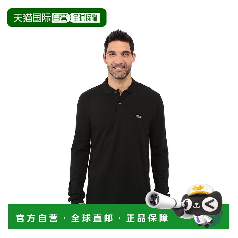 1h可退 【美国直邮】Lacoste|长袖经典珠地网眼 Polo 衫