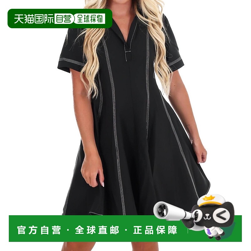 自营she + skySkater Mini Dress In Black - black 美国奥莱直发