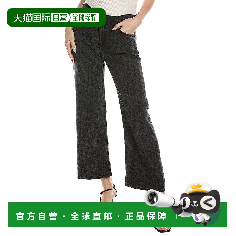 自营 hudson jeansHUDSON Jean Rosalie Back In Black 阔腿牛仔