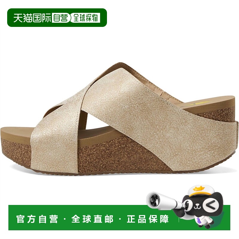 自营volatileWomen's Firefly Slide Wedge In Gold 美国奥莱直发