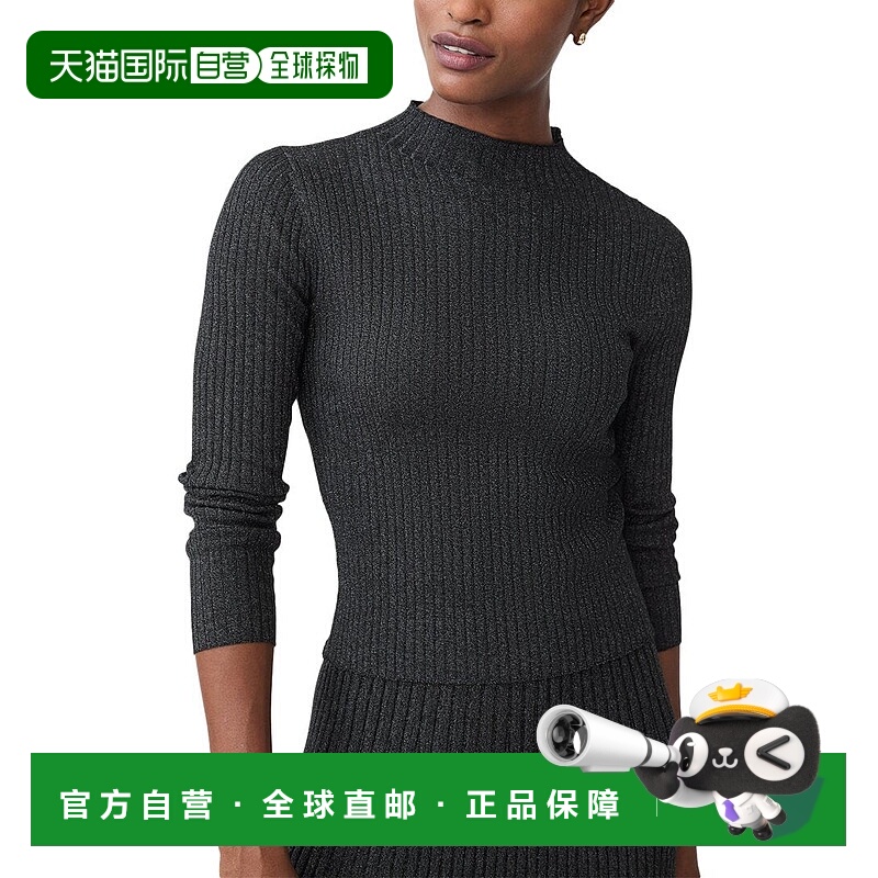 自营J.McLaughlin Maeve毛衣-黑色 美国奥莱直发