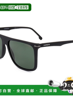 自营 Carrera男式58毫米绿色太阳镜-哑光黑色 美国奥莱直发卡雷拉