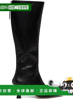 1h可退 香港直邮潮奢 aeyde 女士 黑色 Klea 高筒靴 A11KB0623002