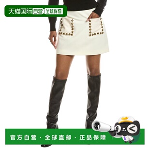 自营Ramy Brook Deidre Skirt - White A字裙半身裙美国直发奥莱