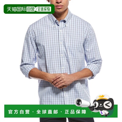 自营Brooks Brothers Regular Fit Dress Shirt - blue 美国奥莱