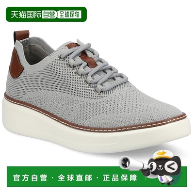 自营 vance co.Vance Norris 中宽系带休闲针织运动鞋 - 灰色 美
