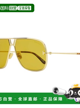 自营Tom Ford男士Stavros太阳镜TF1204 30E金/哈瓦那63mm-30e 美
