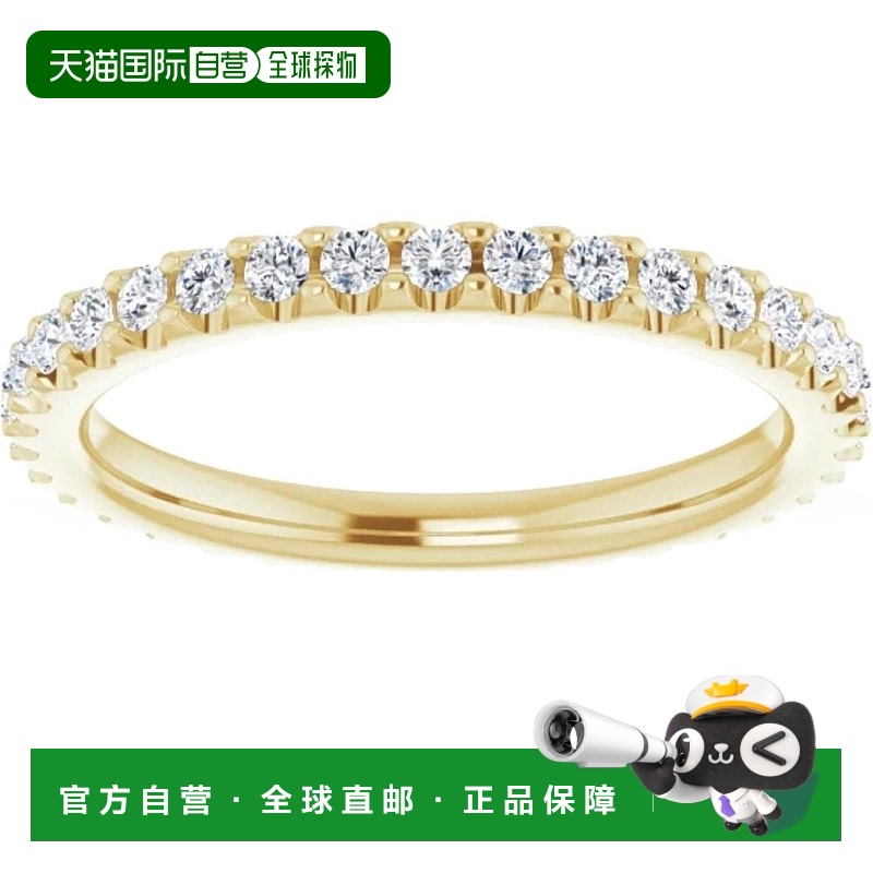 自营 pompeii3POMPEII 3/8 克拉钻石永恒戒指 14k 黄金女士可叠放
