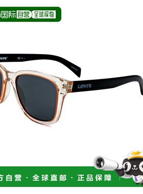 自营 levi's李维斯中性款53毫米灰色太阳镜-黄色 美国奥莱直发