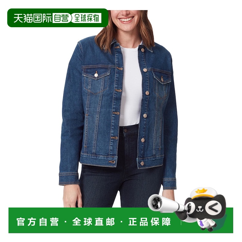 自营 gloria vanderbilt女款卡车司机牛仔夹克 - mead 美国奥莱直