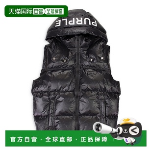 自营 purple brand尼龙黑色羽绒和羽绒夹克 - 黑色 美国奥莱直发