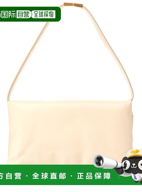 自营 Marni Prisma 皮革单肩包 - 白色 美国奥莱直发斜挎包女包