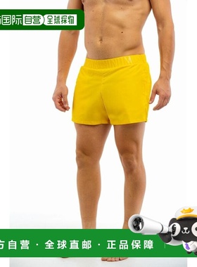 自营Moschino Polyester Swim Men's Shorts - yellow 美国奥莱直