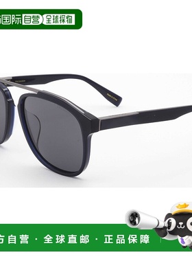 自营 Trussardi女式56毫米蓝色太阳镜-蓝色 美国奥莱直发