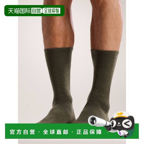 1h可退 加拿大直邮 始祖鸟Merino Wool Mid Sock 美利奴羊毛中筒