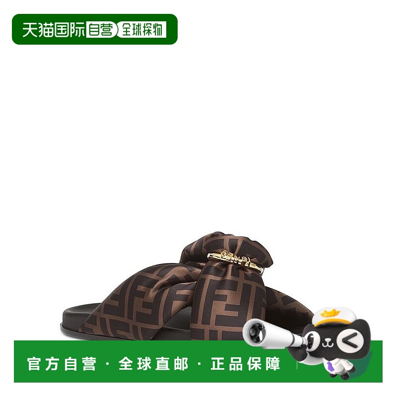 1h可退 【美国直邮】fendi 女士 拖鞋