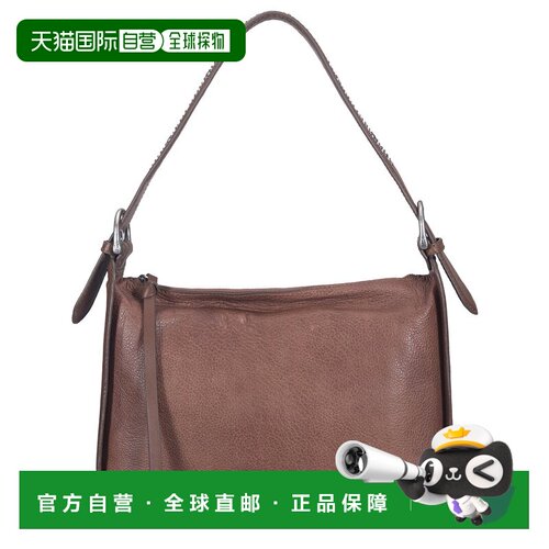 自营Frye Carla Leather Shoulder - cognac 美国奥莱直发斜挎包