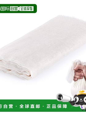 自营 zulay kitchen未漂白和可重复使用的细奶酪布（2 码）- 白色