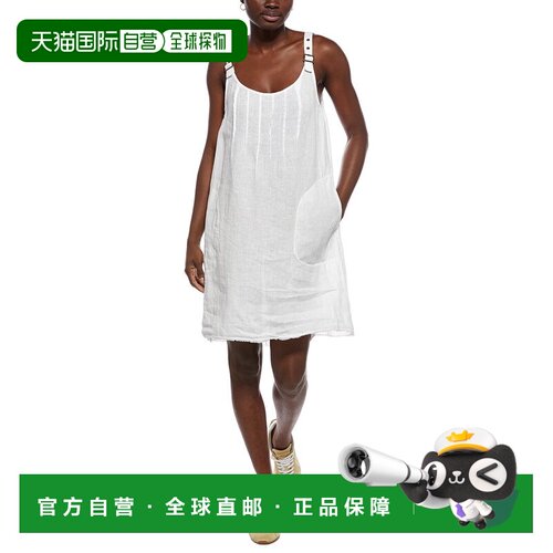 自营XCVI Pilar Linen Tank Dress - white 美国奥莱直发
