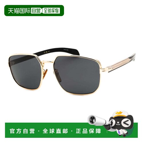 自营david beckhamDB 7121/G/S 0RHL IR金色黑色/灰色-金色黑色