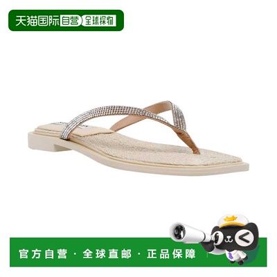 自营Steve Madden abela-r凉鞋水钻ABEL05S1女士-米色 美国奥莱直