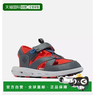 自营Columbia Techsun Wave 1767561-089 Sandals Kids Gray Adju