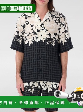 自营Amiri Silk Pattern Men's Shirt - black 美国奥莱直发