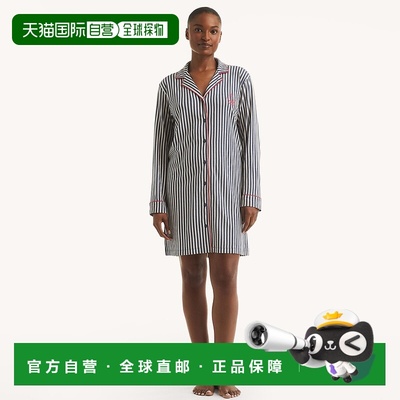 自营Nautica Womens Sleep Shirt Dress - grey rock heather bro