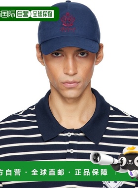 1h可退 香港直邮潮奢 Balmain 巴尔曼 男士 海军蓝 Cotton Colleg