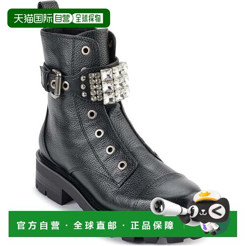 自营Karl Lagerfeld Paris Maeva Boots Womens Black Leather An