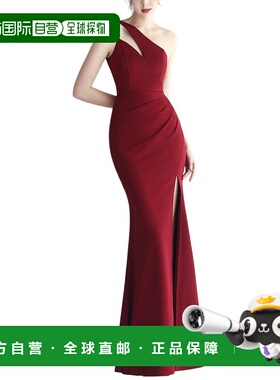 自营KALINNU Maxi Dress - wine red 美国奥莱直发连衣裙长裙