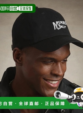 自营members only水洗棒球帽-黑色 美国奥莱直发