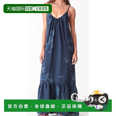 自营electric & rose冰靛蓝兰妮连衣裙-冰靛蓝 美国奥莱直发