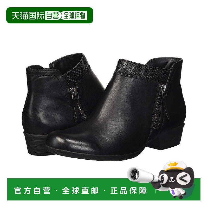 1h可退 【美国直邮】Rockport Carly Bootie 女士时装靴 真皮圆头
