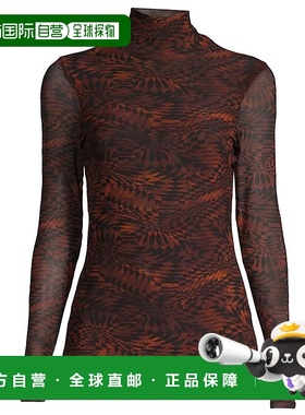 自营 Johnny Was 女式 Loreto T 恤几何网眼上衣多色 - 多色 美国