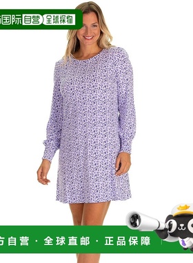 自营duffield lane蓝色篮子编织的Danica连衣裙-蓝色 美国奥莱直