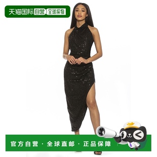 自营 alexia admorJune Sequin Dress - black 美国奥莱直发