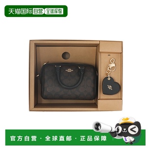 香港直邮COACH蔻驰 奥莱款Rowan 18镜面包吊饰女士单肩斜挎手提包