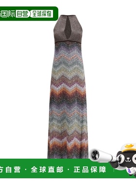 自营Missoni Viscose Long Women's Dress - multicolor 美国奥莱