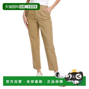 ALEX 美国奥莱直发休闲裤 MILL 棕色 男童亚麻混纺长裤 自营