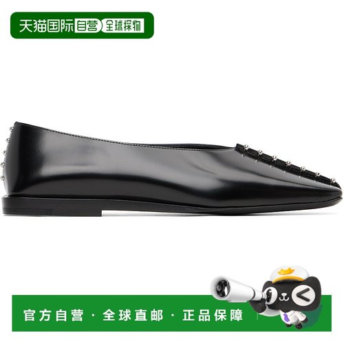 1h可退 香港直邮潮奢 Jil Sander 吉尔 桑达 女士 黑色芭蕾鞋 J15