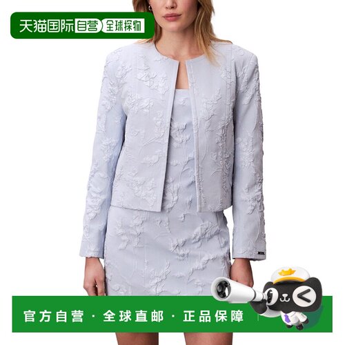 自营Calvin Klein Cloque夹克-蓝色 美国奥莱直发
