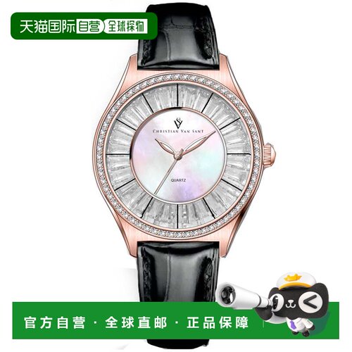 自营Christian Van Sant Women's Luna Mother of pearl Round 40