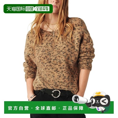 自营ba&sh Leopold Alpaca & Wool-Blend Sweater - beige 美国奥