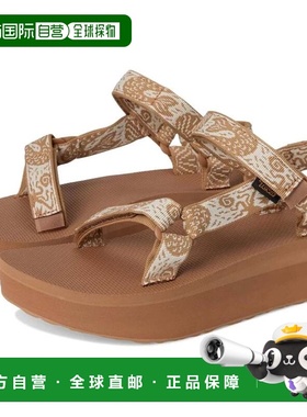 自营Women's Teva Flatform Universal Sandals Brown Adjustable