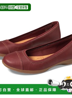 1h可退 香港直邮潮奢 Clarks 其乐 女士 Meadow 乳白色平底鞋