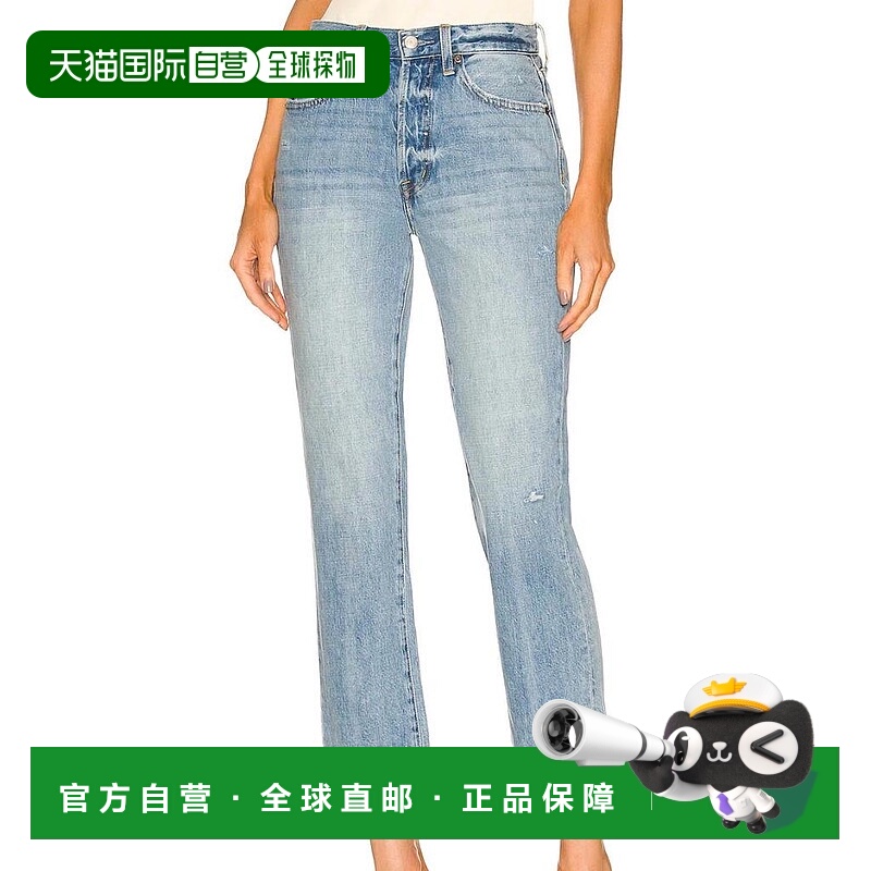 1h可退 【美国直邮】pistola 女士 休闲裤牛仔裤直筒裤