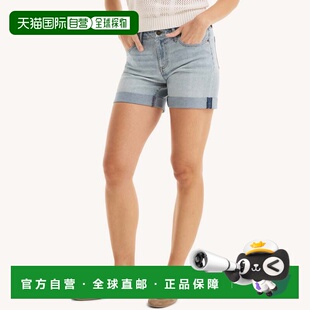 Denim Cuffed Womens heather oyster blue Short 自营Nautica