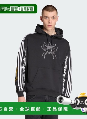 自营Men's adidas Spiders Loose Hoodie - black 美国奥莱直发