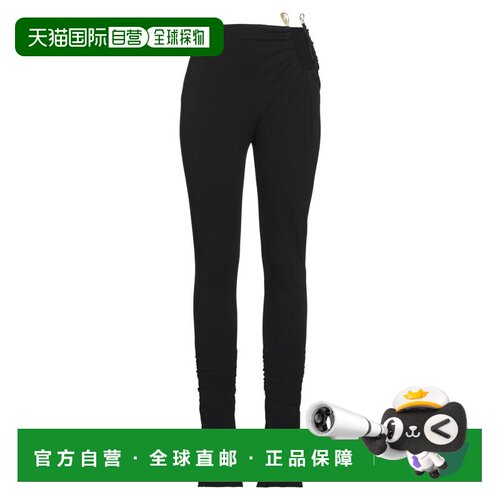 1h可退 【美国直邮】mugler 女士 休闲裤高腰直筒裤时尚休闲 柔软